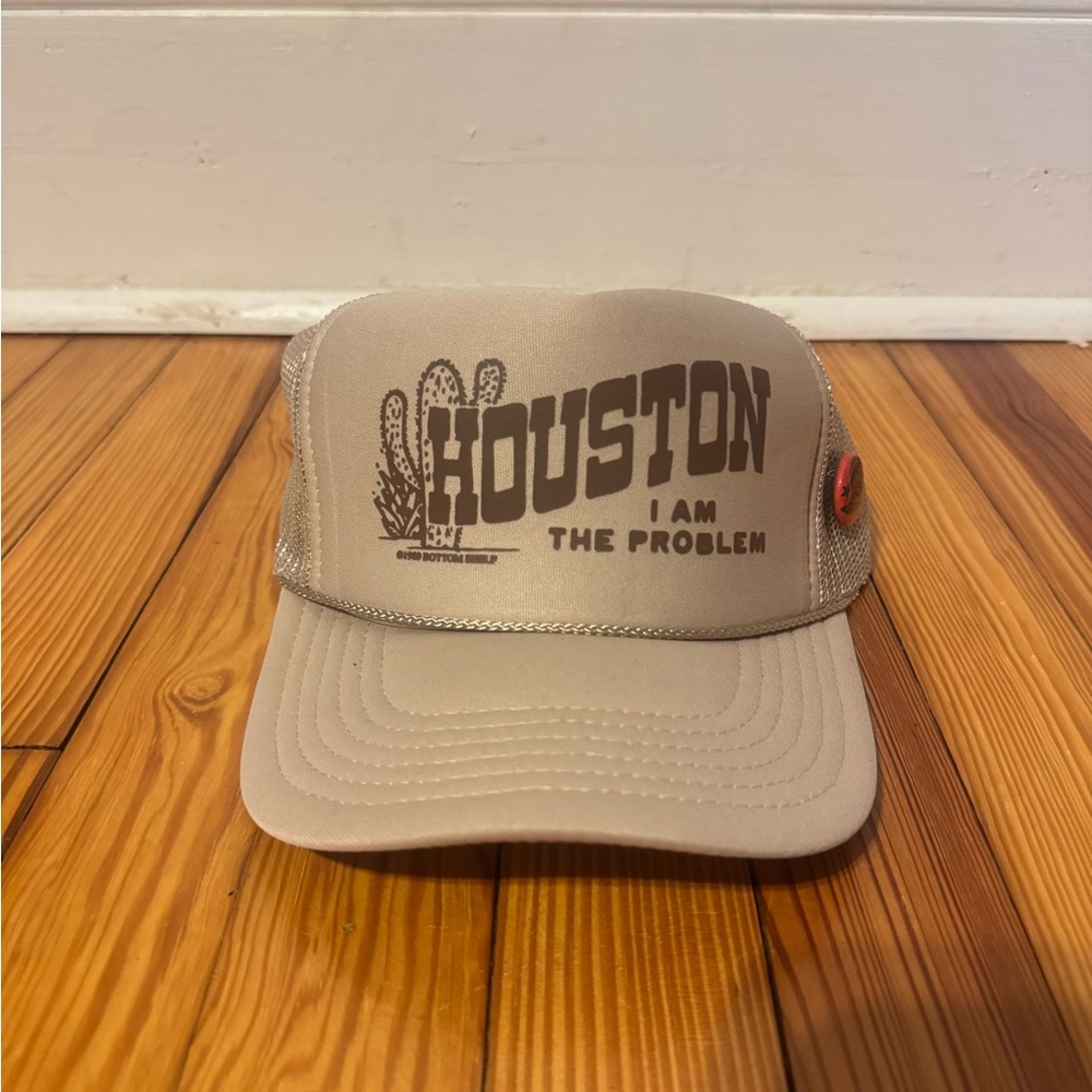 Bottom Shelf Houston I Am The Problem Trucker Hat